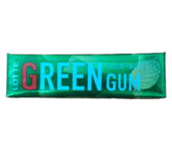 Chicle Green Gum Lotte 9 und