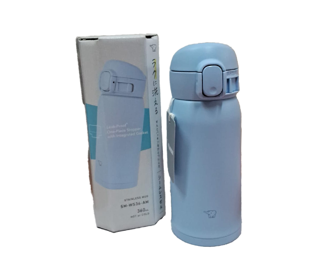 Termo acero mug SM-WS36-AM Celeste